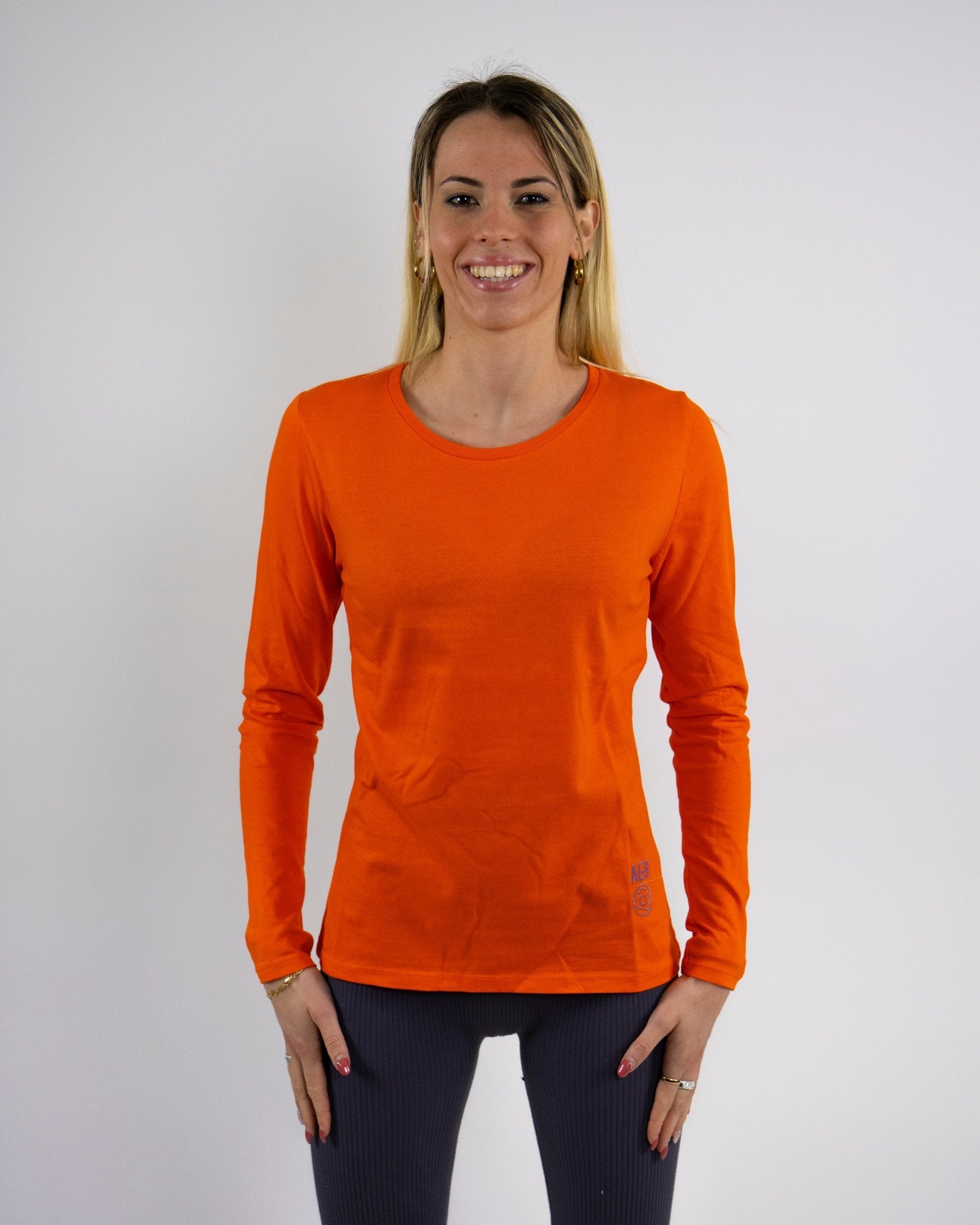 LONG SLEEVE - T-Shirt maniche lunghe A Green Badge - Streetwear Sostenibile Made in Italy