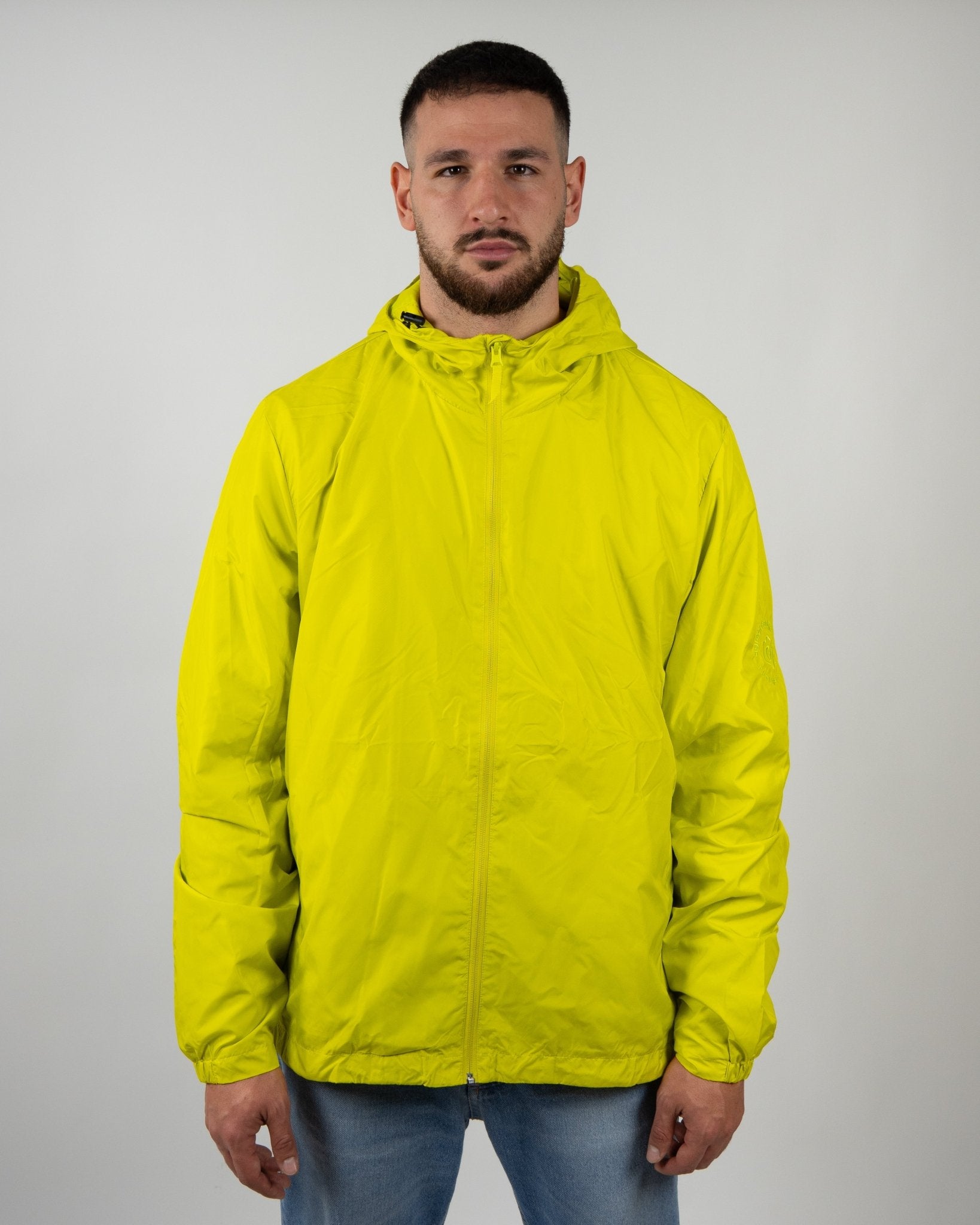 AGREENDOUBLEW WATERANDWIND MAN - Capispalla A Green Badge - Streetwear Sostenibile Made in Italy