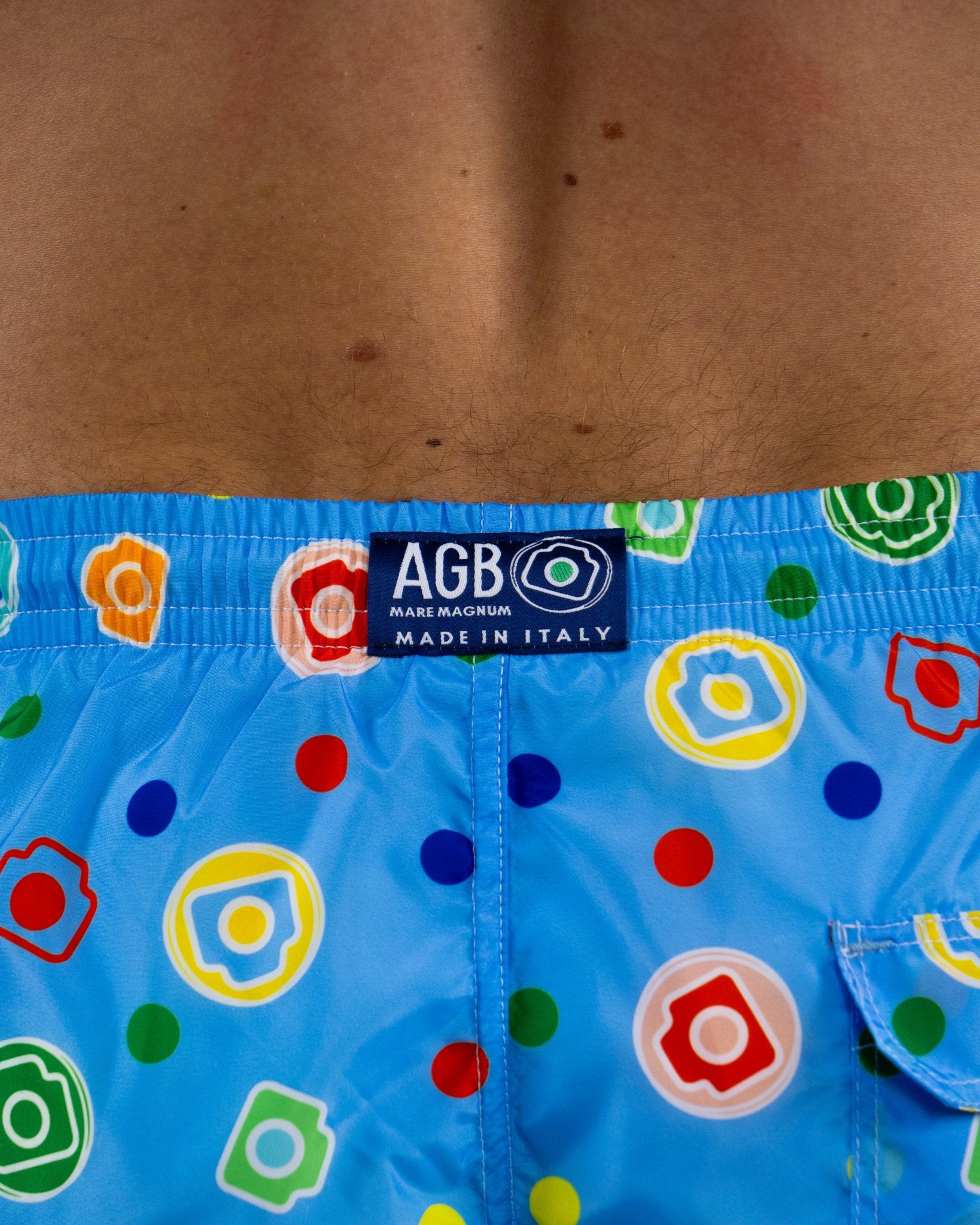 COSTUME DOTS AND PHOTO - Costumi A Green Badge - Streetwear Sostenibile Made in Italy