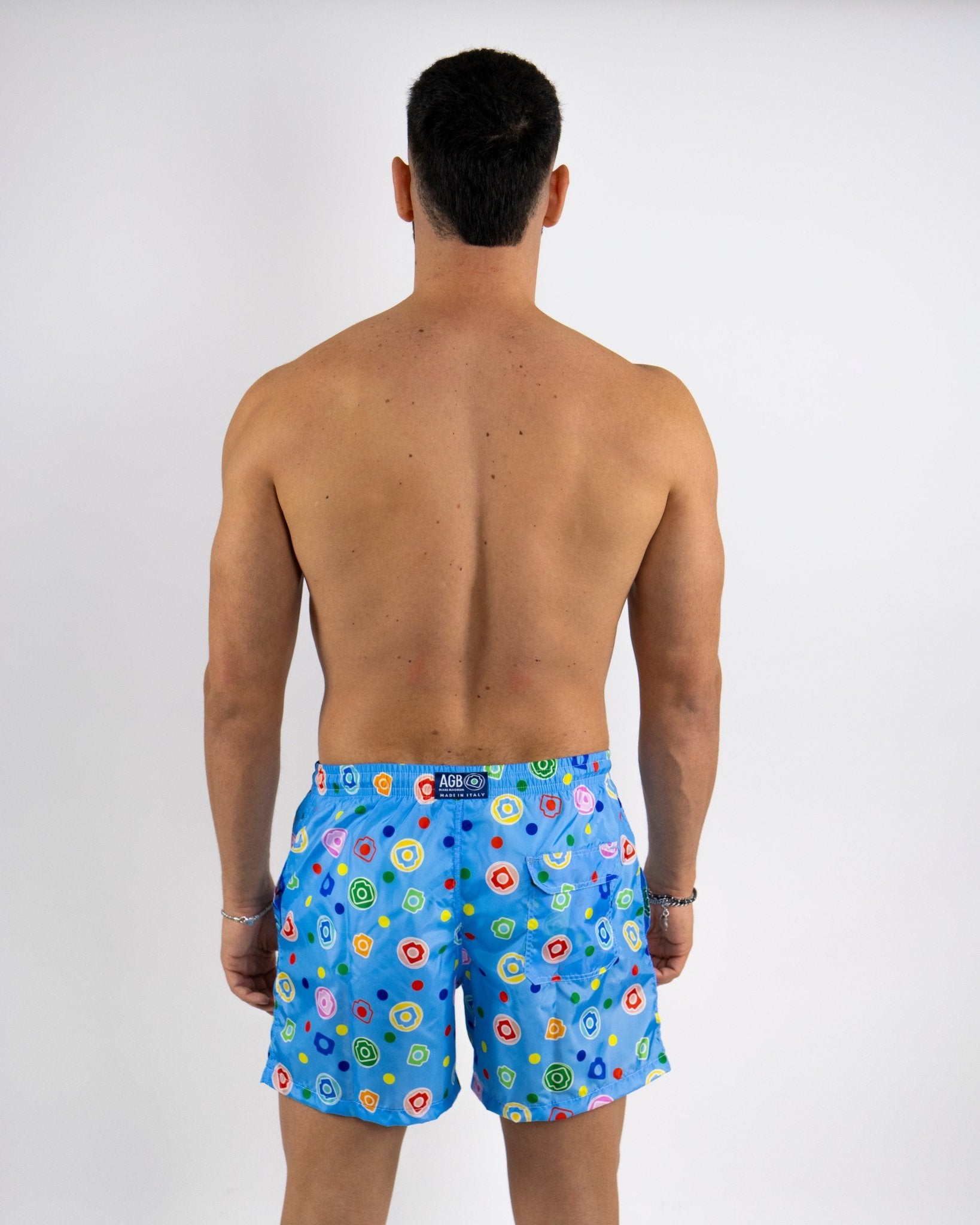 COSTUME DOTS AND PHOTO - Costumi A Green Badge - Streetwear Sostenibile Made in Italy