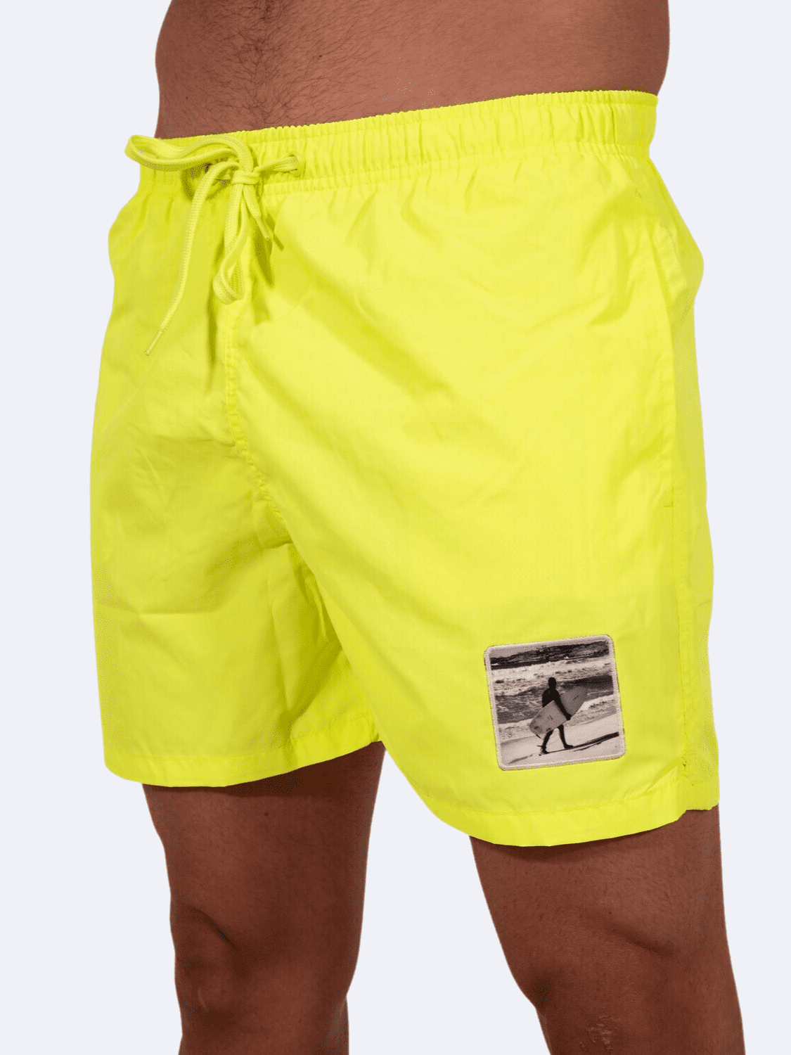COSTUME SURFER GIALLO - Costumi A Green Badge - Streetwear Sostenibile Made in Italy