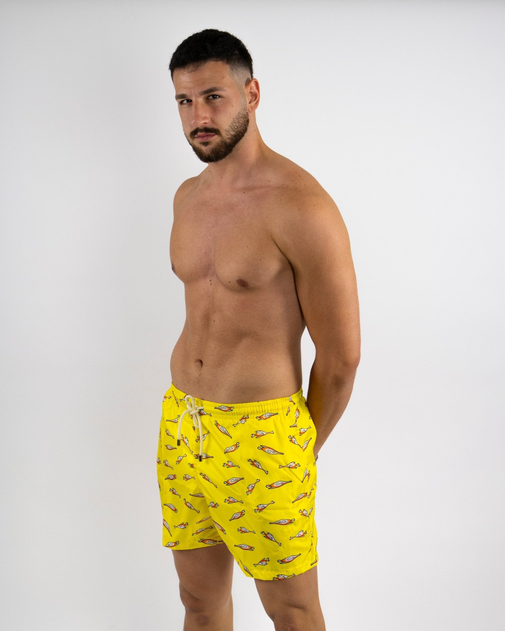 COSTUME TROMBETTA FISH - Costumi A Green Badge - Streetwear Sostenibile Made in Italy