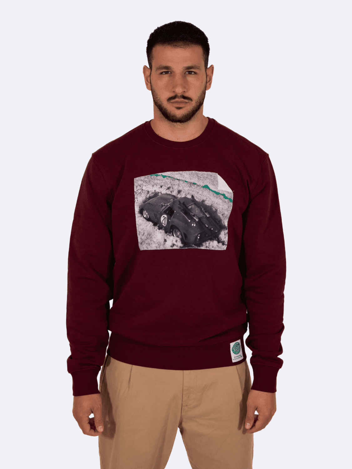 ICON LIMITED EDITION FELPA MILANO - CORTINA GUY - Limited Edition A Green Badge - Streetwear Sostenibile Made in Italy
