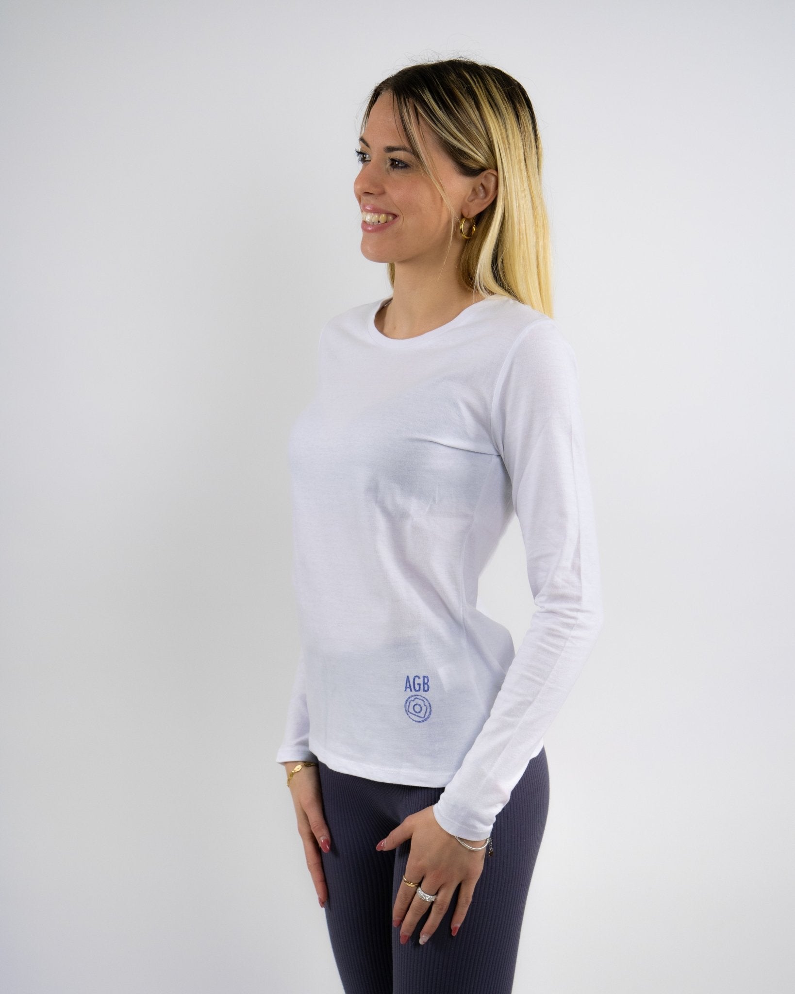 LONG SLEEVE - T-Shirt maniche lunghe A Green Badge - Streetwear Sostenibile Made in Italy