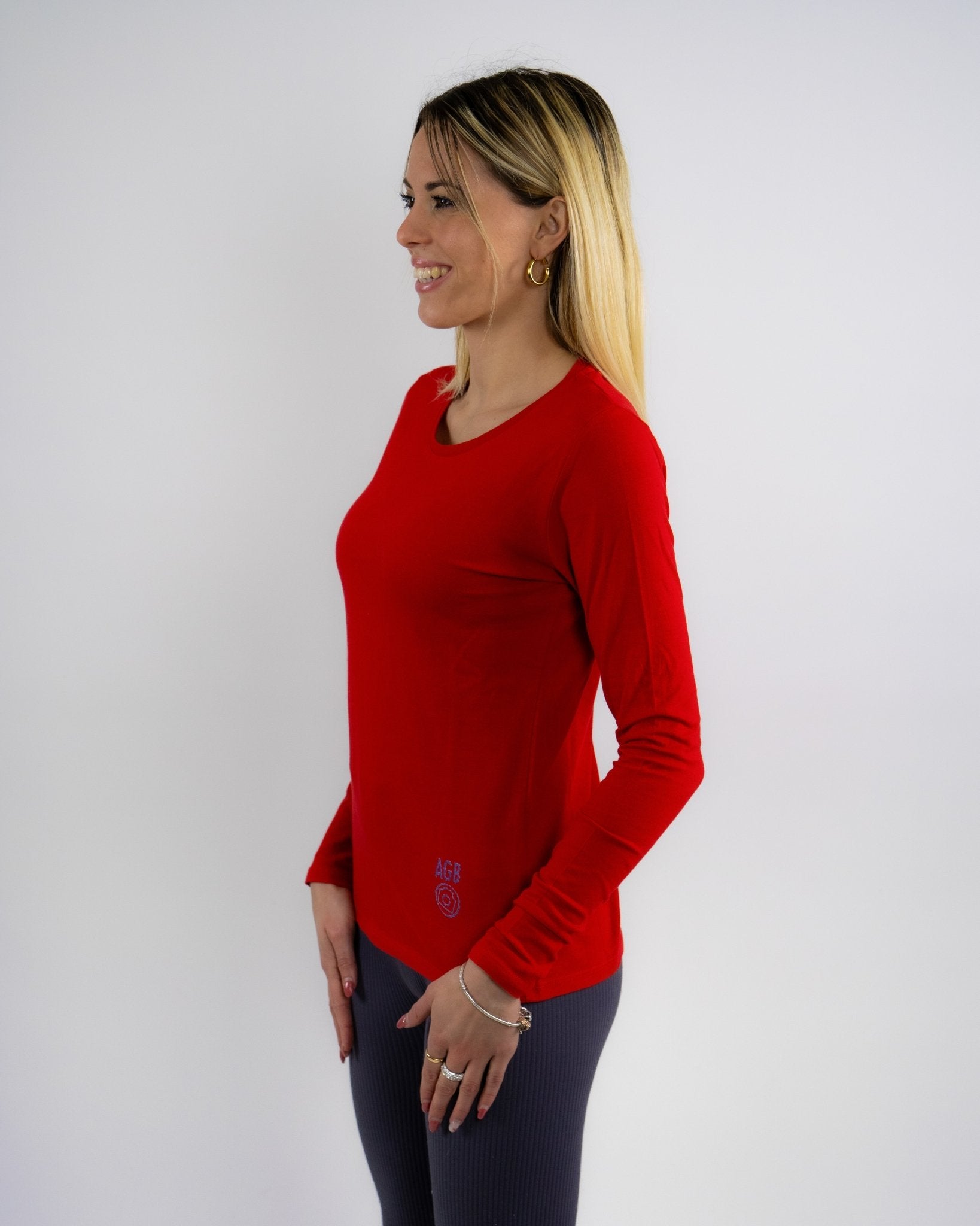 LONG SLEEVE - T-Shirt maniche lunghe A Green Badge - Streetwear Sostenibile Made in Italy