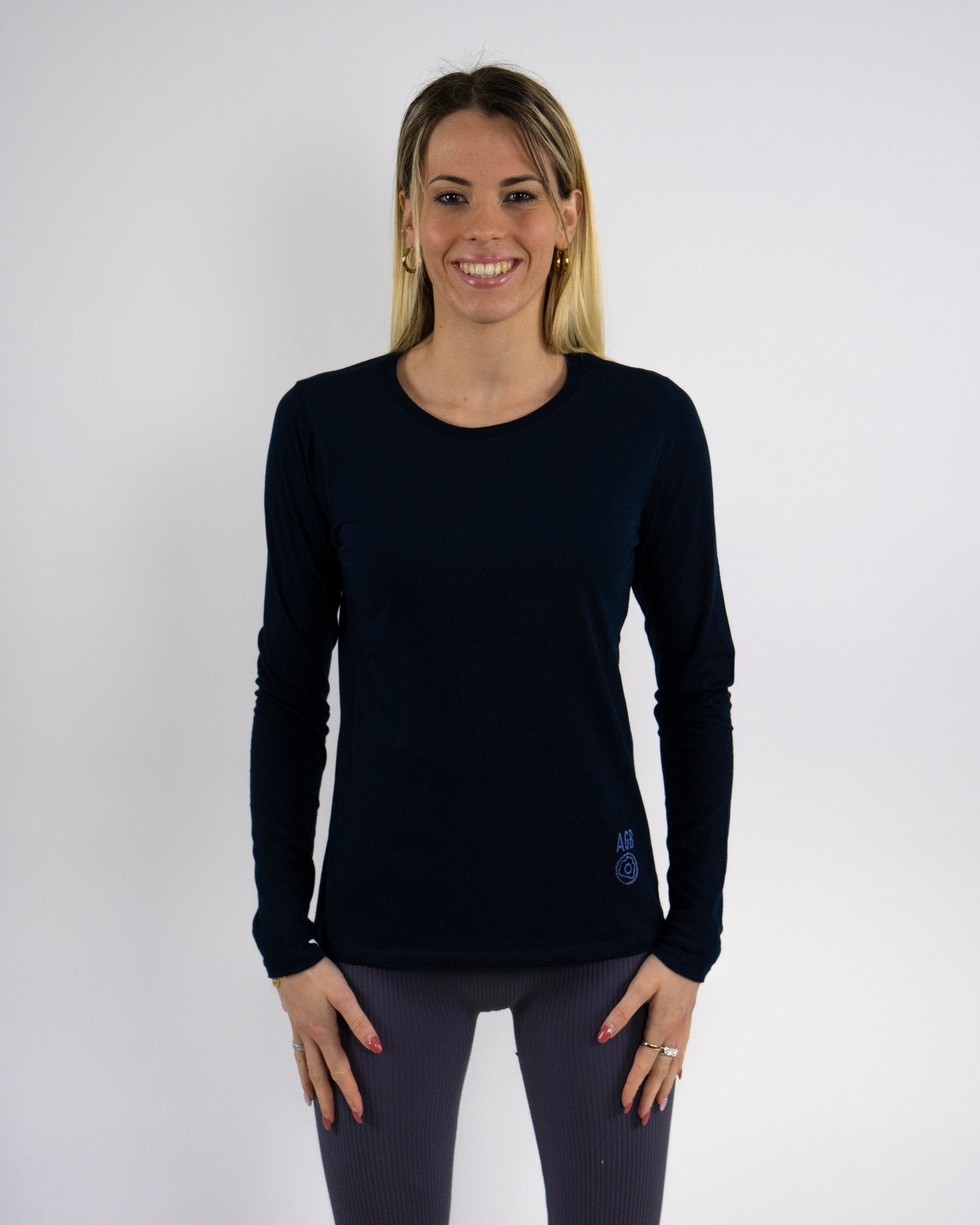 LONG SLEEVE - T-Shirt maniche lunghe A Green Badge - Streetwear Sostenibile Made in Italy