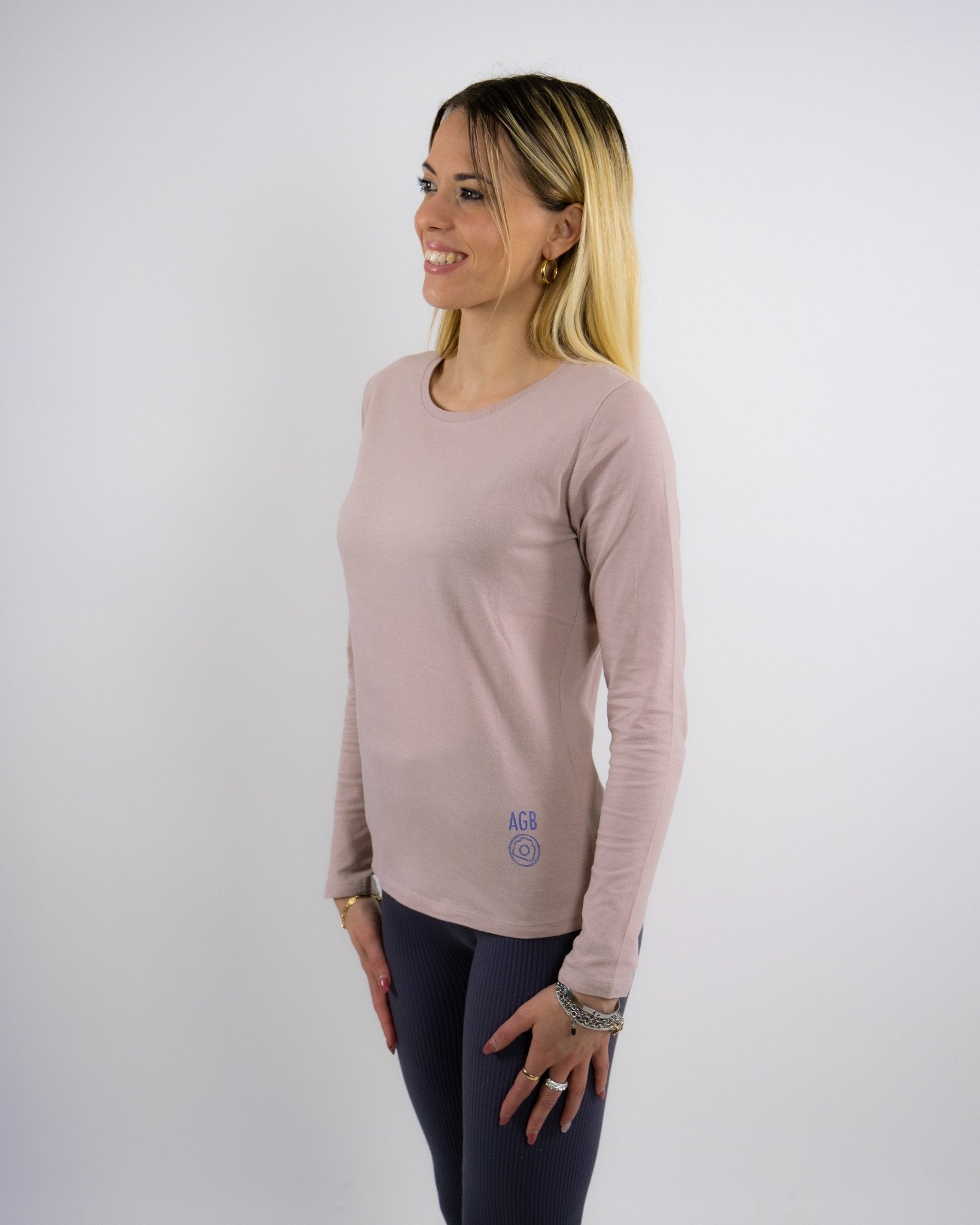 LONG SLEEVE - T-Shirt maniche lunghe A Green Badge - Streetwear Sostenibile Made in Italy