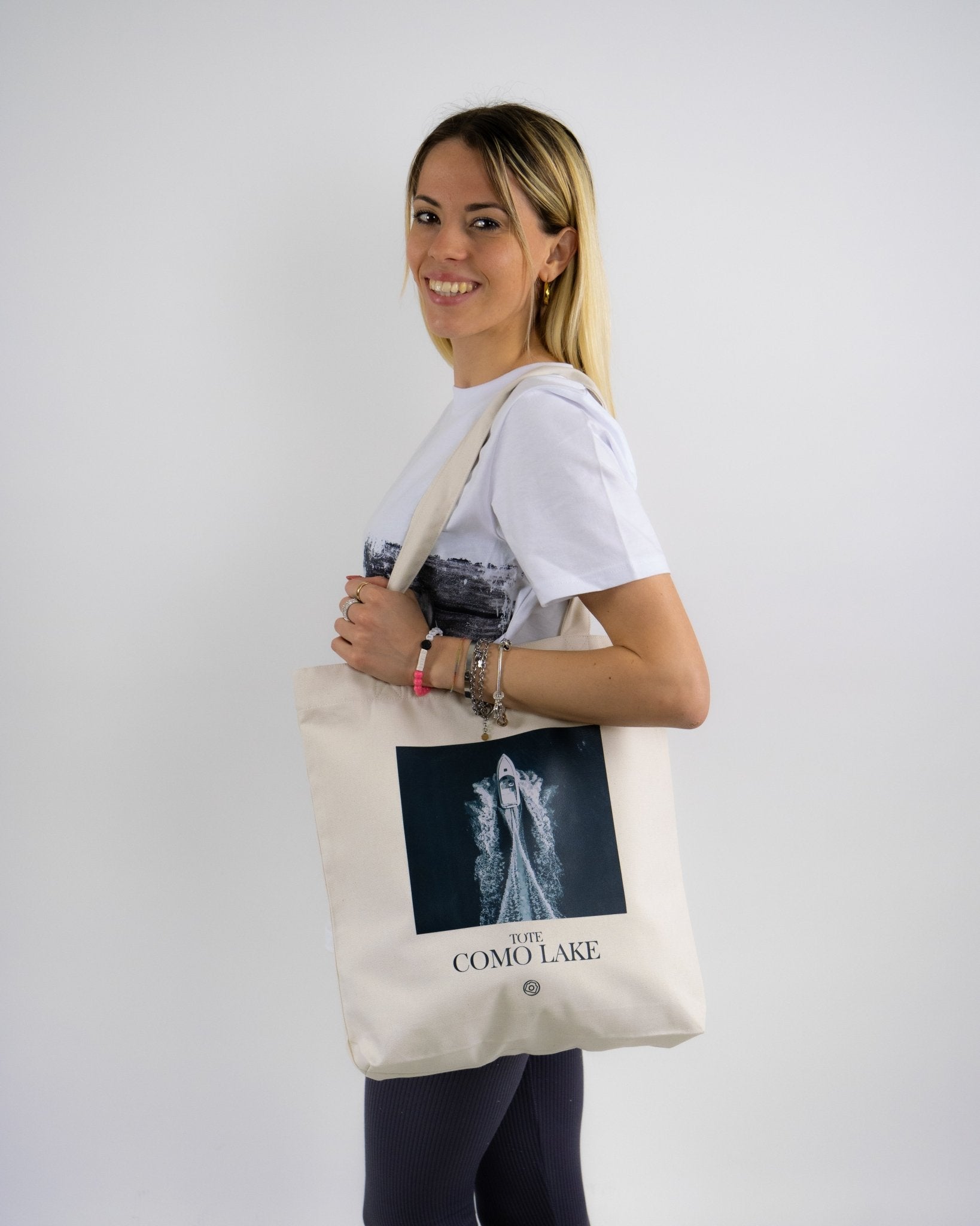 TOTE BAG COMO LAKE - Cappellini e Accessori A Green Badge - Streetwear Sostenibile Made in Italy